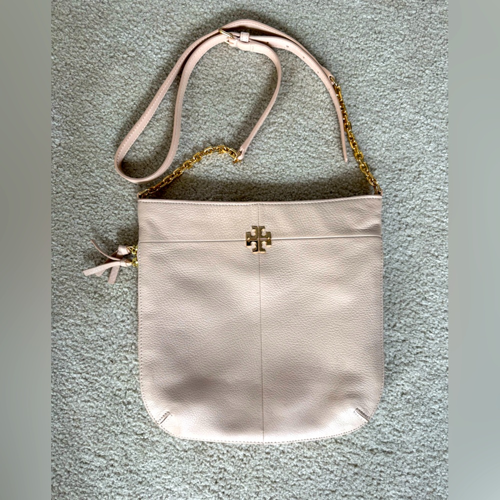 Tory Burch palest pink crossbody